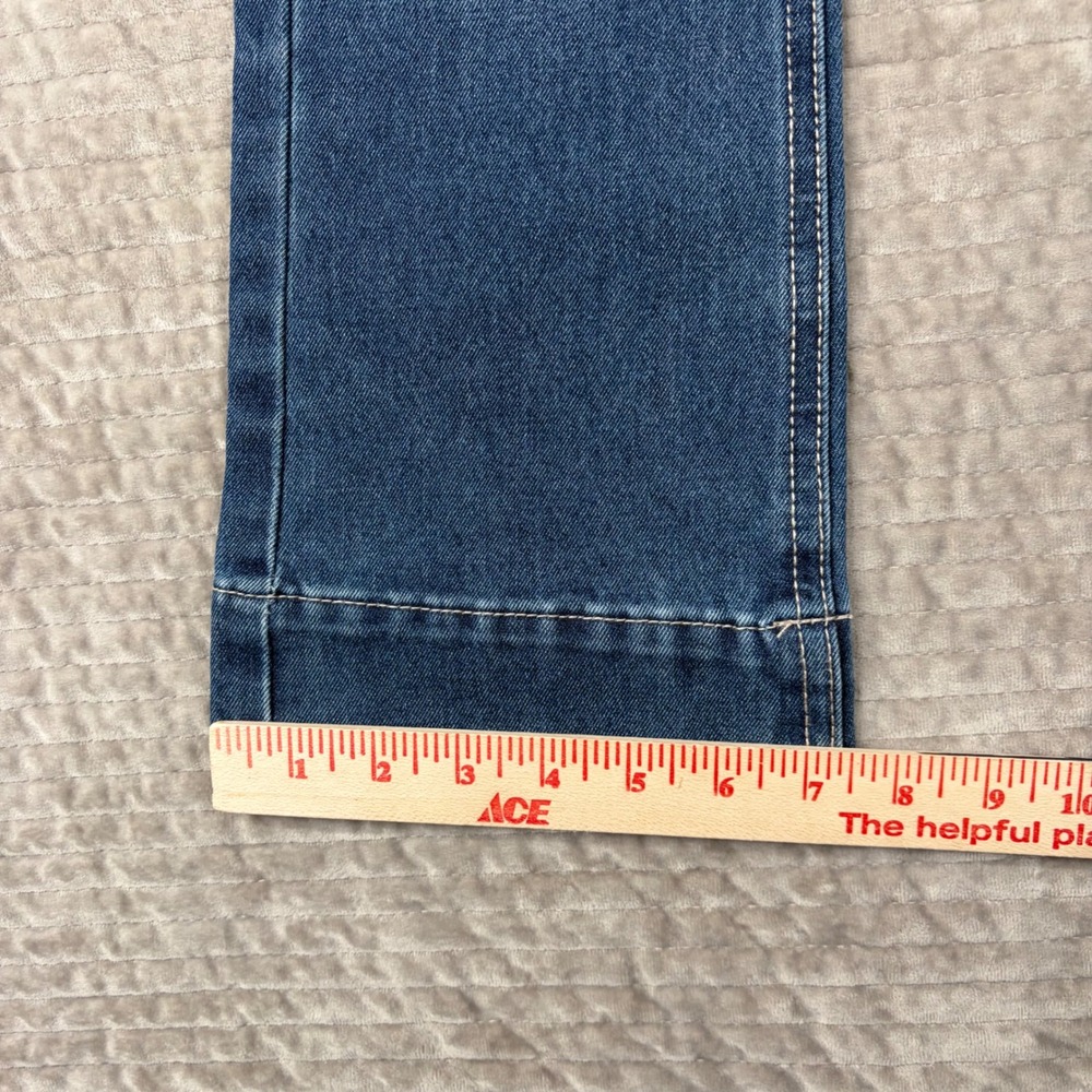 Joe's Jeans Molly 1509 Girls Blue Flare Leg Patch Pocket Denim Jeans Size 10 - Picture 3 of 11